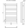 Полотенцесушитель электрический LEMARK BELLARIO LM68810EBL П10 500x800 левый/правый черный